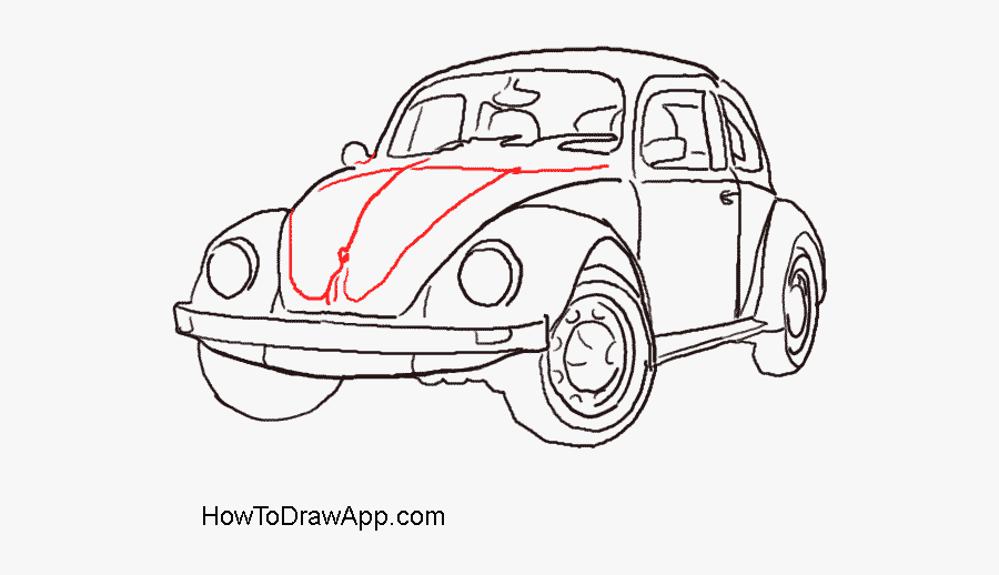 Clip Art Roadrunner Drawings - Gray Car Png Draw, Transparent Clipart