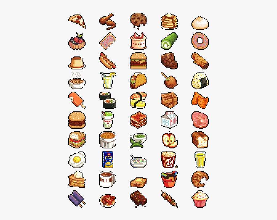 Imagen De And Cute - Pixel Food, Transparent Clipart