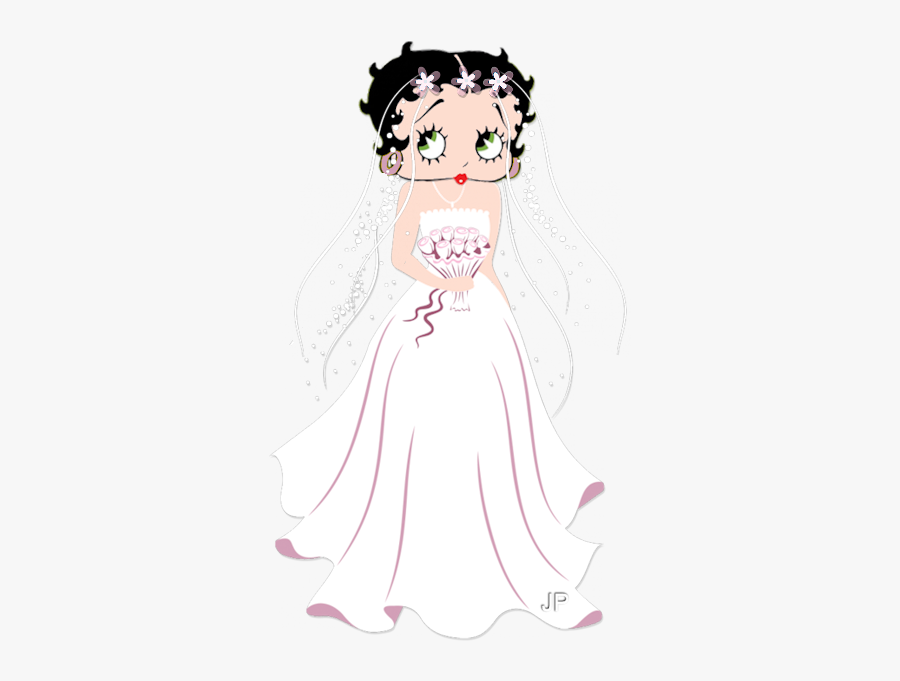 Betty Boop Bride, Transparent Clipart