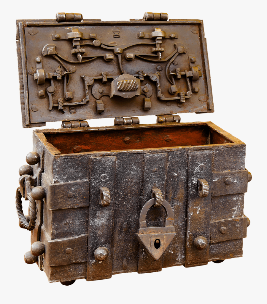 Chest Steampunk - Middle Ages Chest, Transparent Clipart