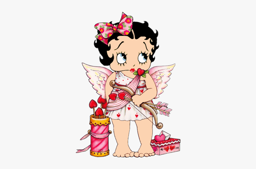 Betty Boop In Black Pants, Transparent Clipart