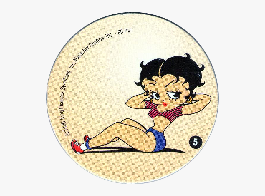 Betty Boop 05 Betty Boop Sit Ups - Betty Boop Working Out, Transparent Clipart