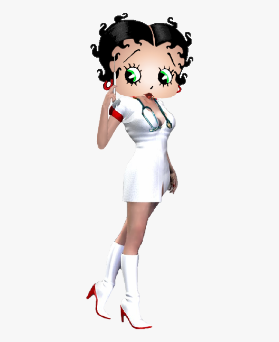 Pin By Marchan Powell On Betty - Betty Boop In Nurse Uniform, Transparent Clipart