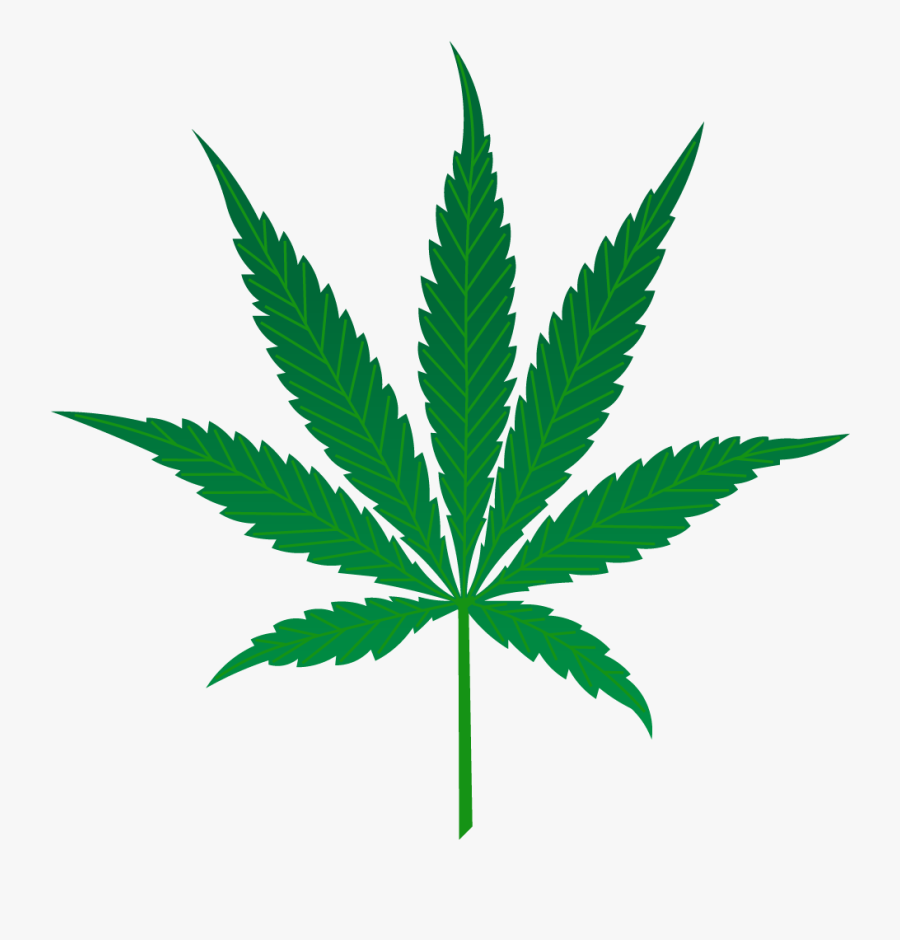 Weed Leaf Png - Cannabis Leaf, Transparent Clipart