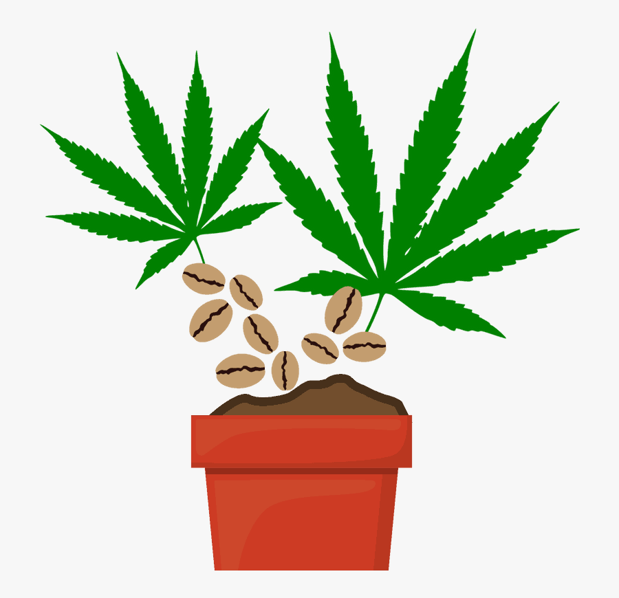 Transparent Marijuana Clipart - Marijuana Leaf Outline, Transparent Clipart