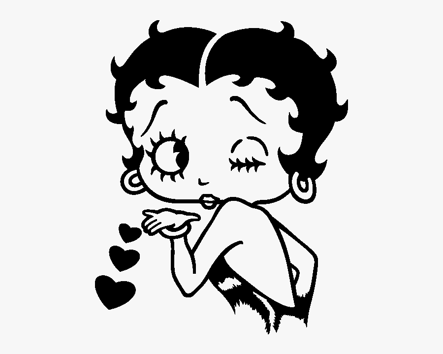 Transparent Clipart Ohne Copyright - Stickers Betty Boop, Transparent Clipart