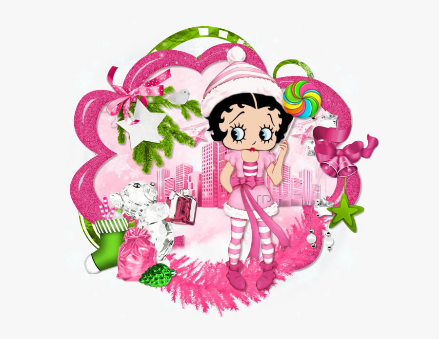 Betty Boop Pictures, Summer Wreath, Christmas 2016, - Betty Boop Summer, Transparent Clipart