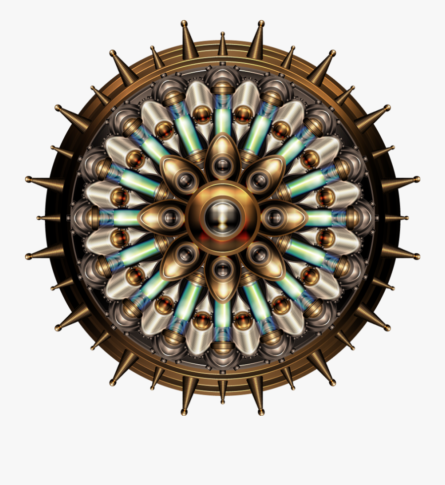 Steampunk Gear Png Transparent Image - Png Steampunk, Transparent Clipart