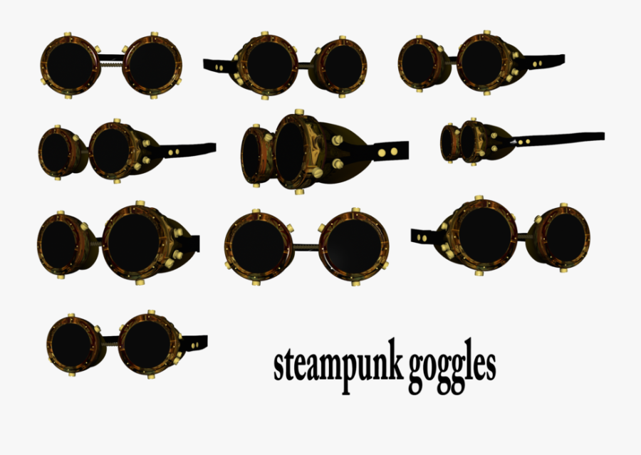 Steampunk Goggles Clipart - Transparent Steampunk Goggles Clipart, Transparent Clipart