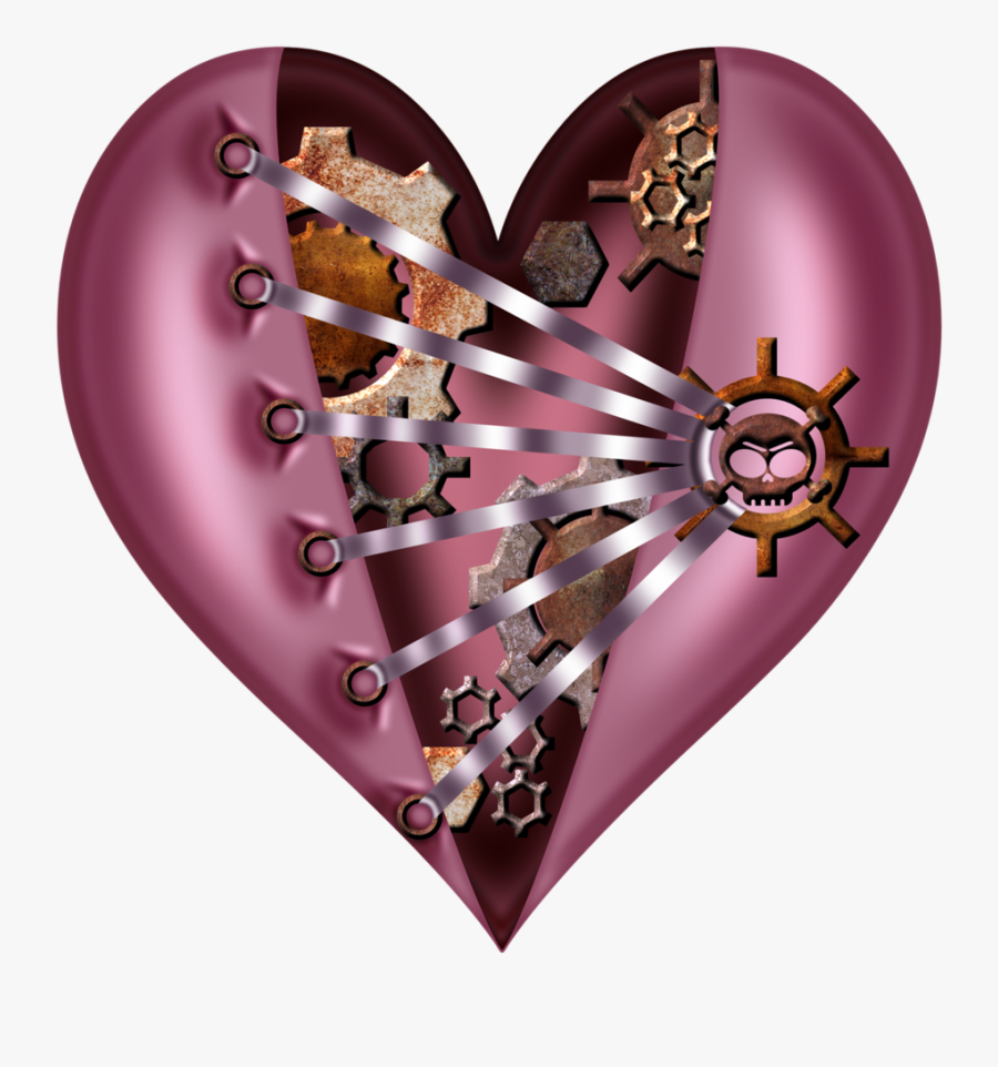 B *✿*vintage Steampunk Clipart , Png Download - Heart, Transparent Clipart