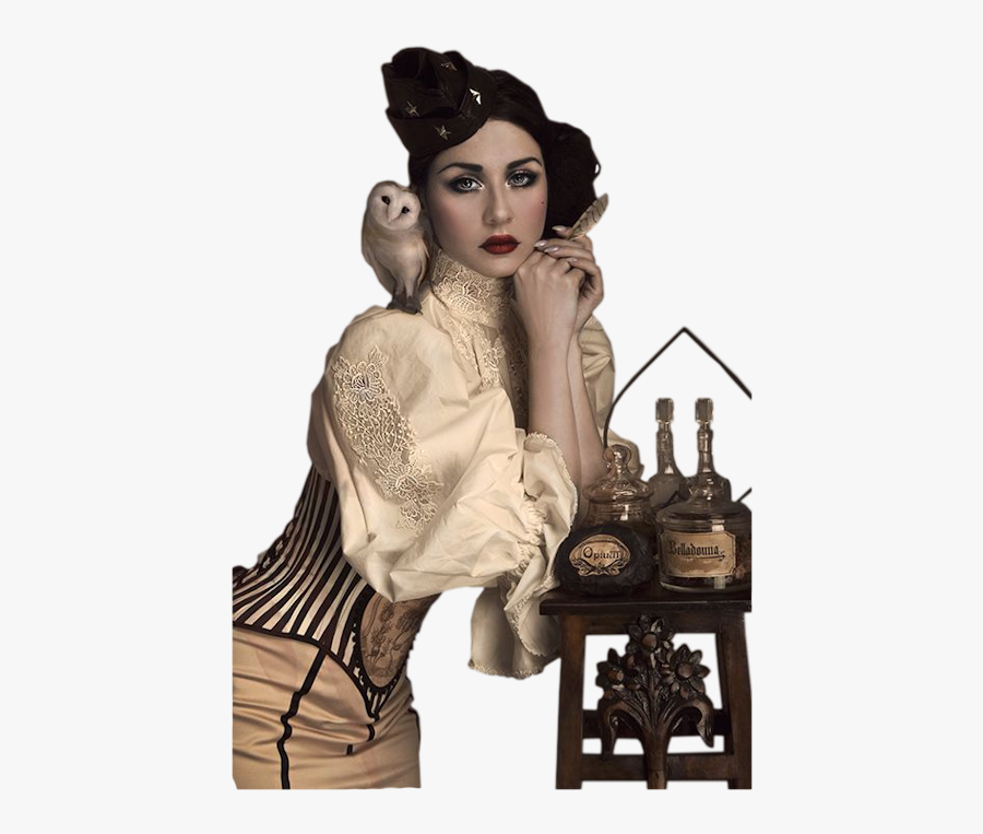 February Woman Steampunk 18 Animal Others Clipart - Steampunk Woman Transparent, Transparent Clipart
