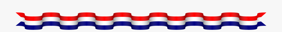 Red White Blue Ribbon Clipart, Transparent Clipart