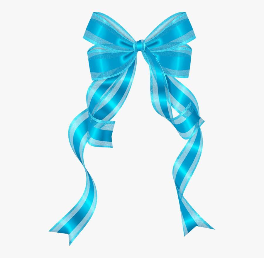 Transparent Background Blue Pink Ribbons Clipart, Transparent Clipart