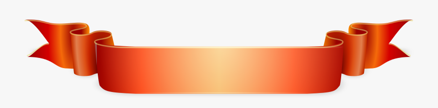 Ribbon Png Image - Ribbon Orange, Transparent Clipart