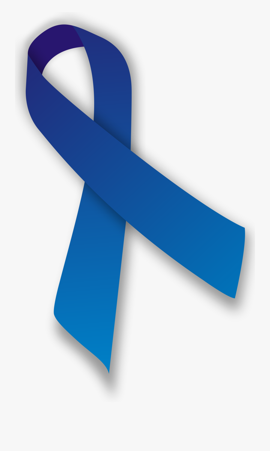 The Only Request For This Month Re-pin The Blue Ribbon, - Transparent Colon Cancer Ribbon, Transparent Clipart