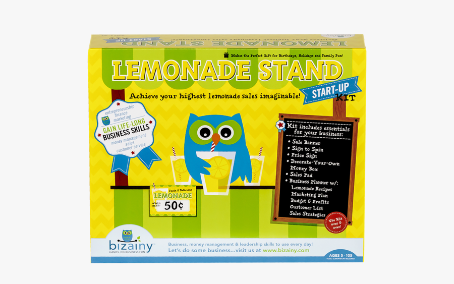 Lemonade Stand Budget, Transparent Clipart