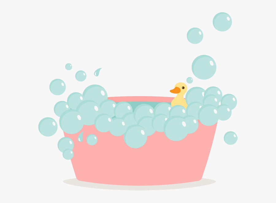 Before Filling The Tub And Undressing Your Baby Soap - Bubble Bath Bath Cartoon Png, Transparent Clipart