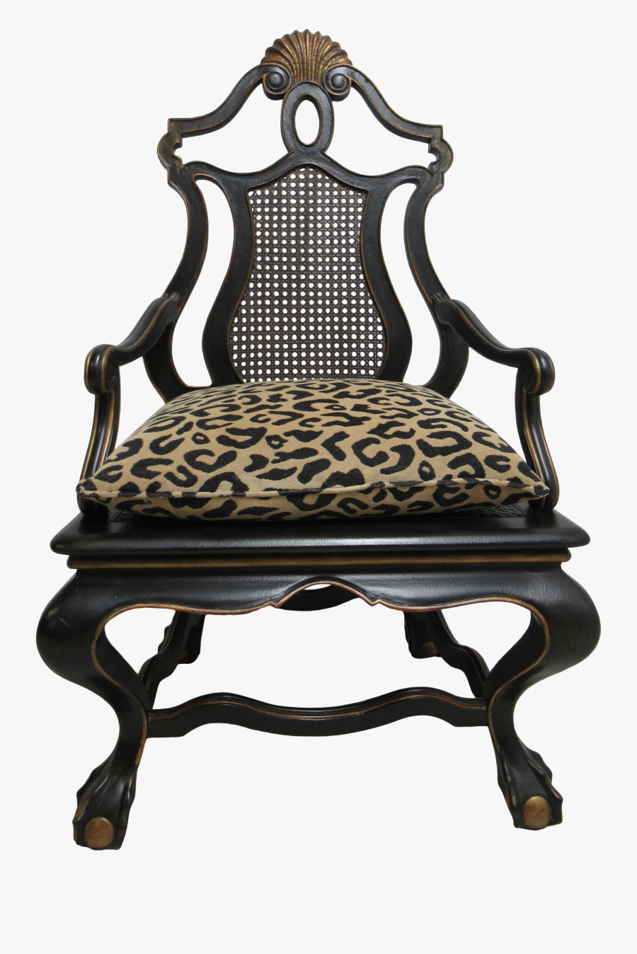 Modern Oversized Maitland Smith Ball Claw Throne Cane - Throne, Transparent Clipart