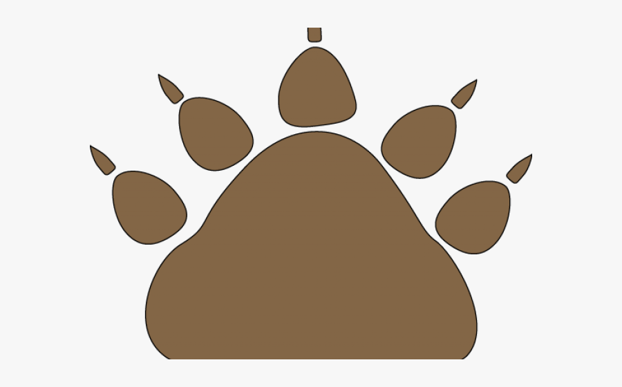 Brown Bear Paw Clipart, Transparent Clipart