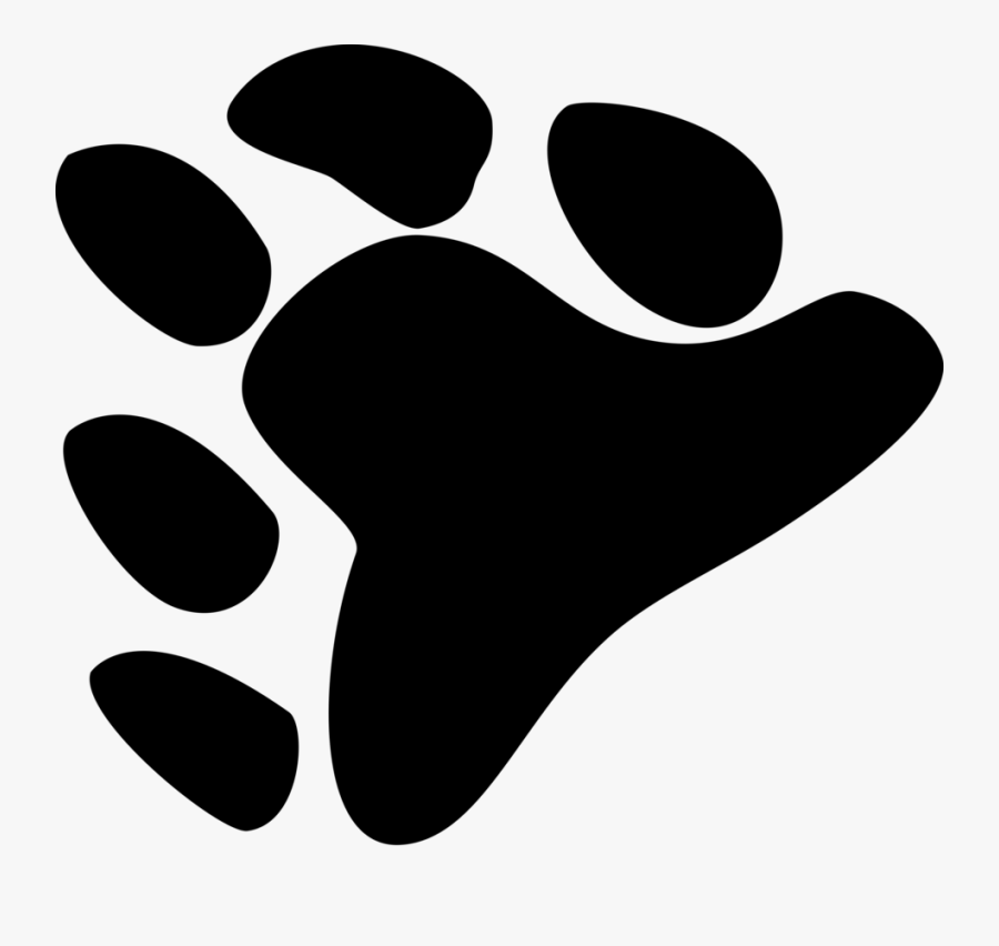 Bear Paw Vector - Bear Flag Paw Png, Transparent Clipart
