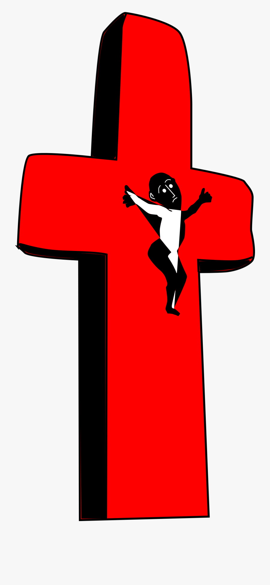 Red Cross Clipart Jesus - Red Cross Jesus, Transparent Clipart