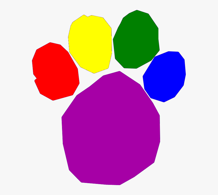 Transparent Bear Paw Print Png - Dino Mite Friends Club Show, Transparent Clipart