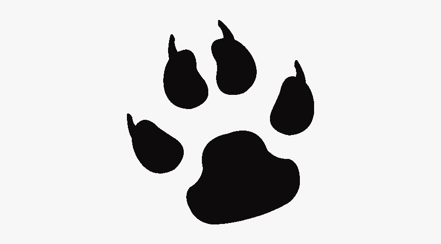 Dog Cat Paw Bear Clip Art - Paw Print Icon Png, Transparent Clipart