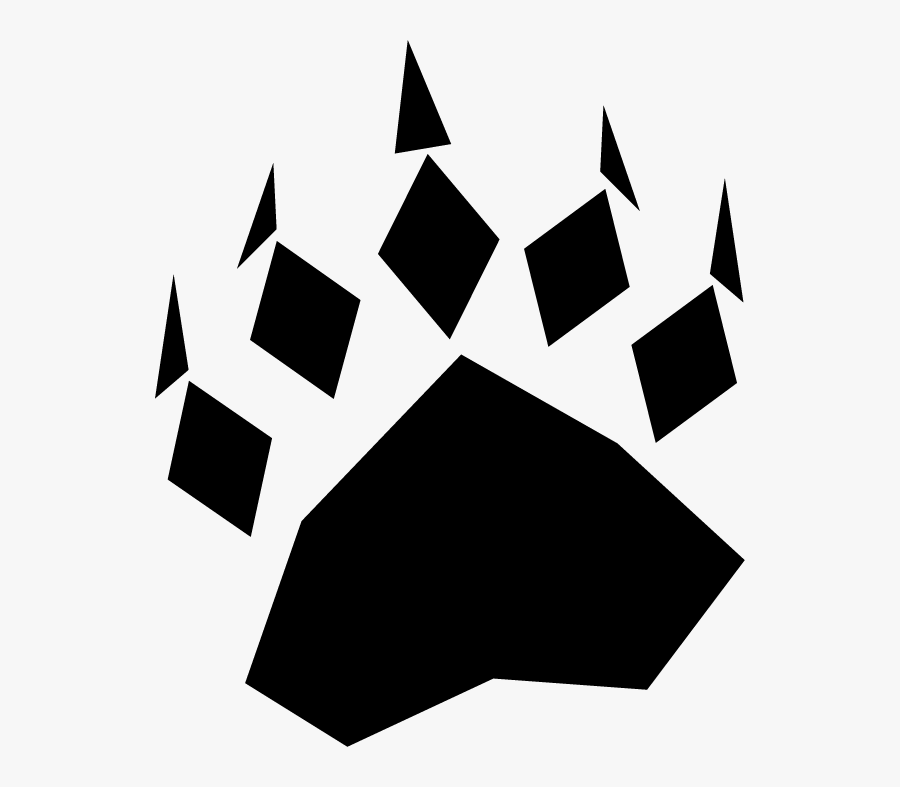 Transparent Bear Paw Print Png - Logos Osos Png, Transparent Clipart