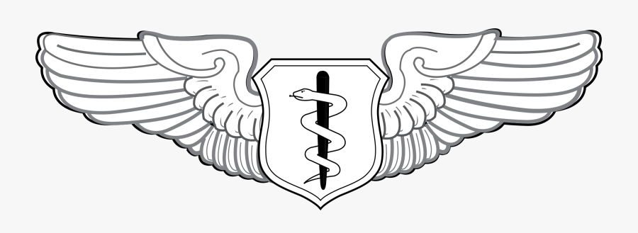 Enlisted Aircrew Wings, Transparent Clipart