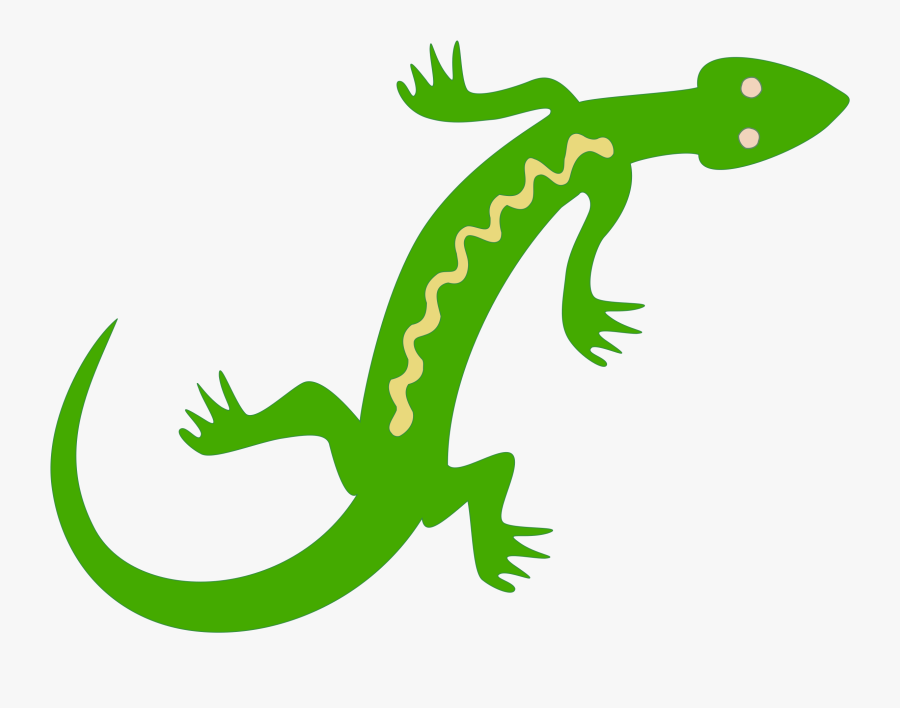 Reptile,grass,leaf - Clip Art Water Lizard, Transparent Clipart