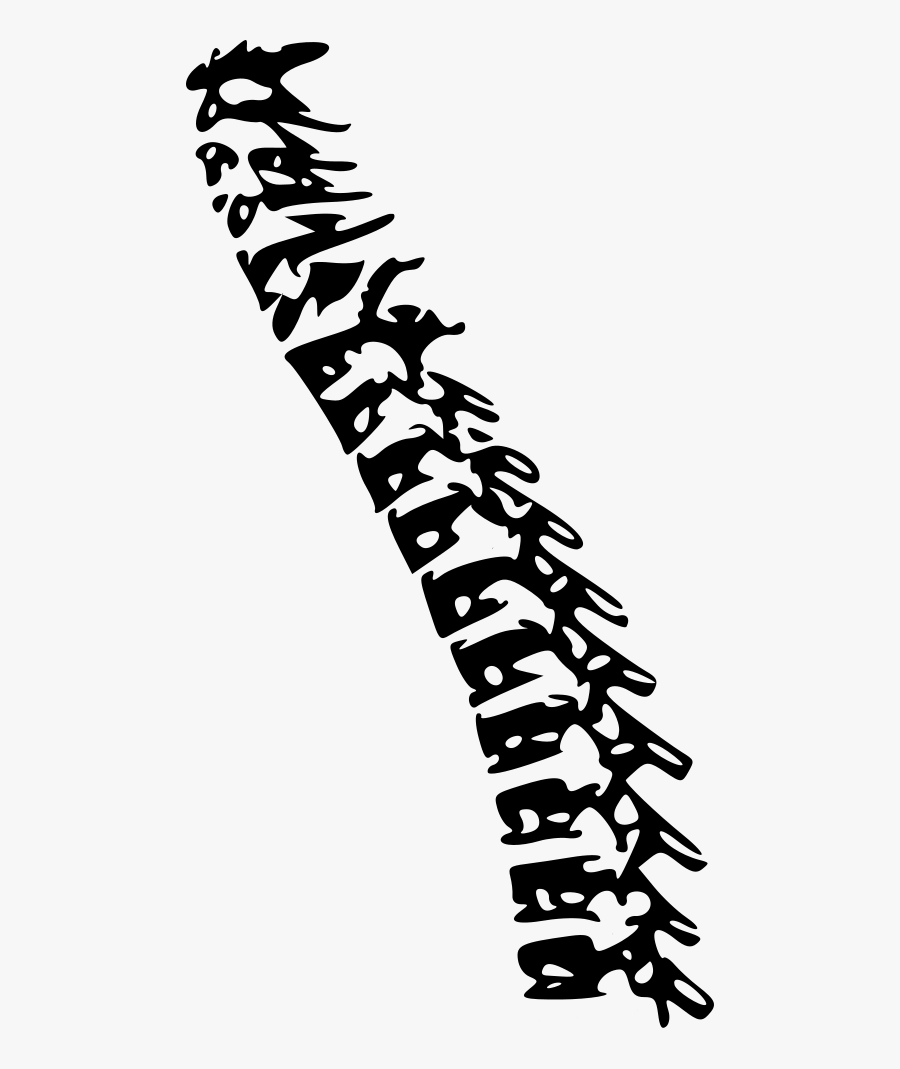 Spinal Problems - Png Spine Black And White Clipart, Transparent Clipart