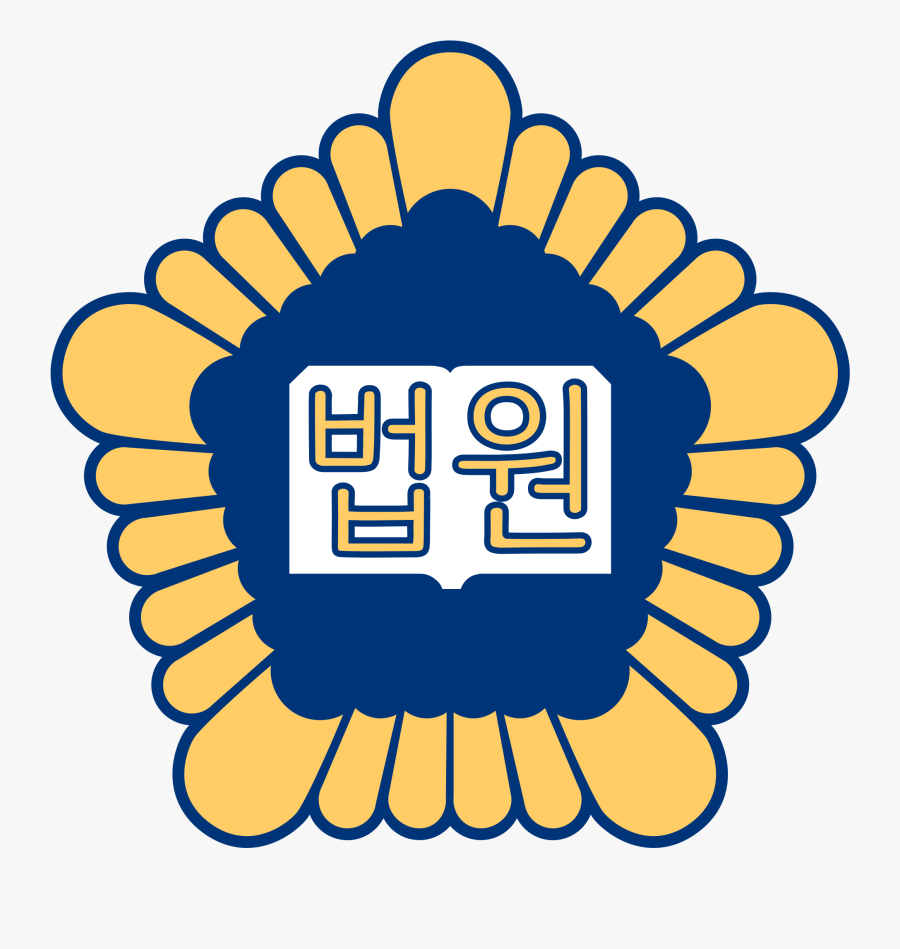 Courts Svg Flag - South Korea, Transparent Clipart