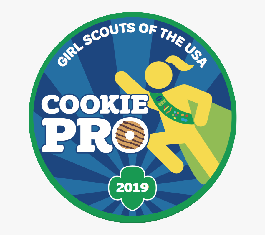 Gsusa 19 Cookiepropatch Draft - Girl Scout Cookie Pro, Transparent Clipart