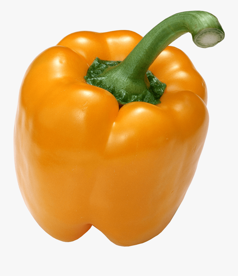 Hot Bell Pepper Clipart Outline - Yellow Bell Pepper Png, Transparent Clipart