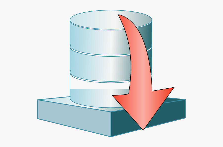 Database Icon, Transparent Clipart
