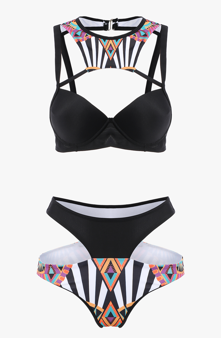 Clip Art Cut Out Printed Push - Bikini, Transparent Clipart