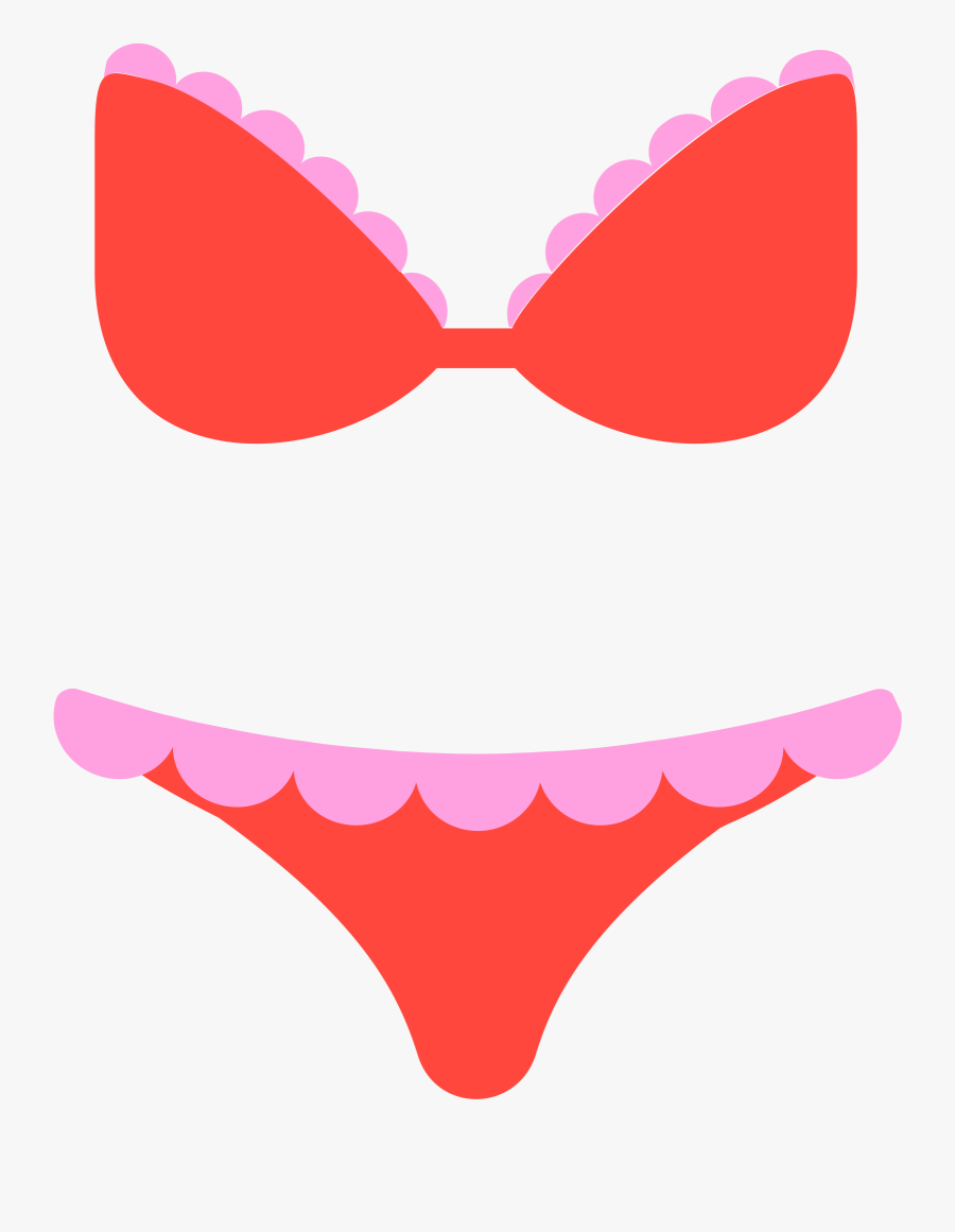 Transparent Bikini Top Clipart - Emoji Traje De Baño Png, Transparent Clipart