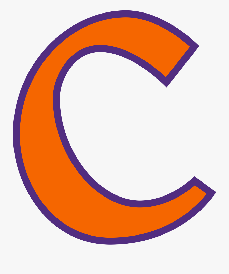 Free Clemson Tiger Paw Stencil, Download Free Clip - Clemson Tigers Alternate Logo, Transparent Clipart