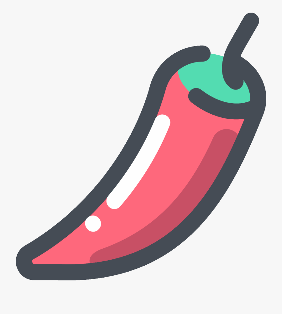 Transparent Hot Chili Peppers Clipart - Chilli Pepper Icon Png, Transparent Clipart