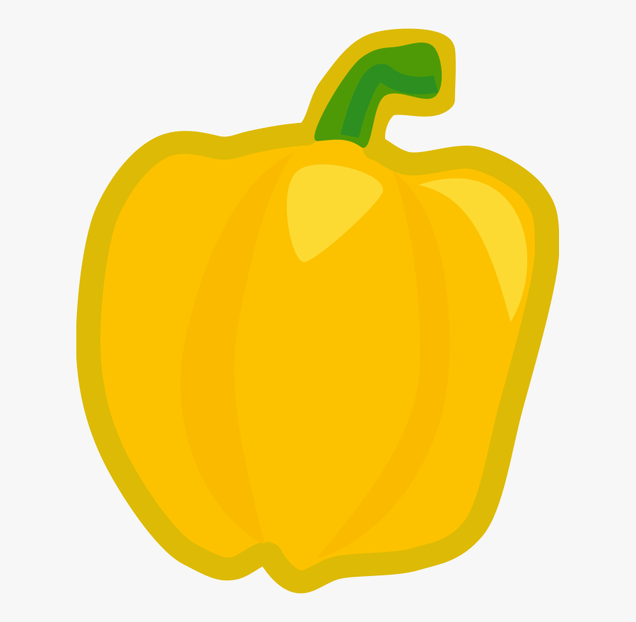 Winter Squash,apple,commodity - Yellow Pepper Clipart, Transparent Clipart
