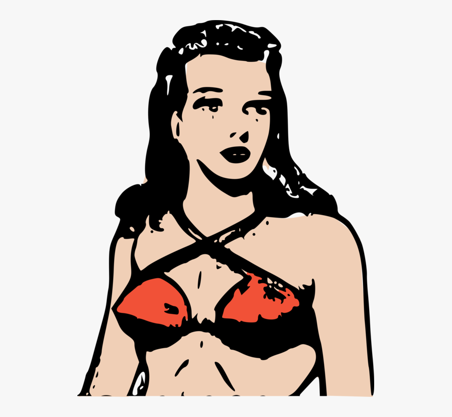 Hairstyle,art,hair - Slave Girl Clipart, Transparent Clipart