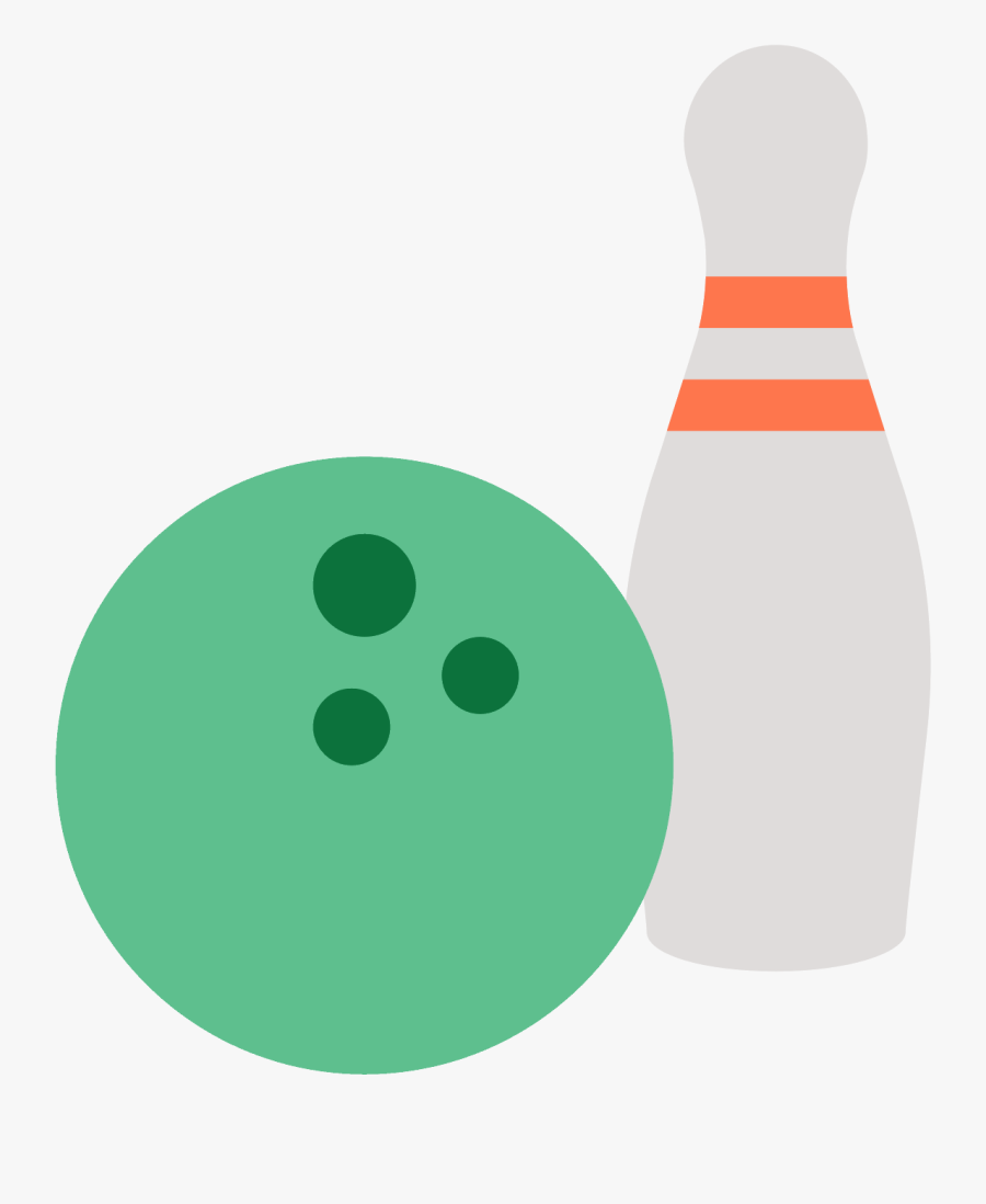 Bowling Ball And Pins Png - Bowling Icon, Transparent Clipart