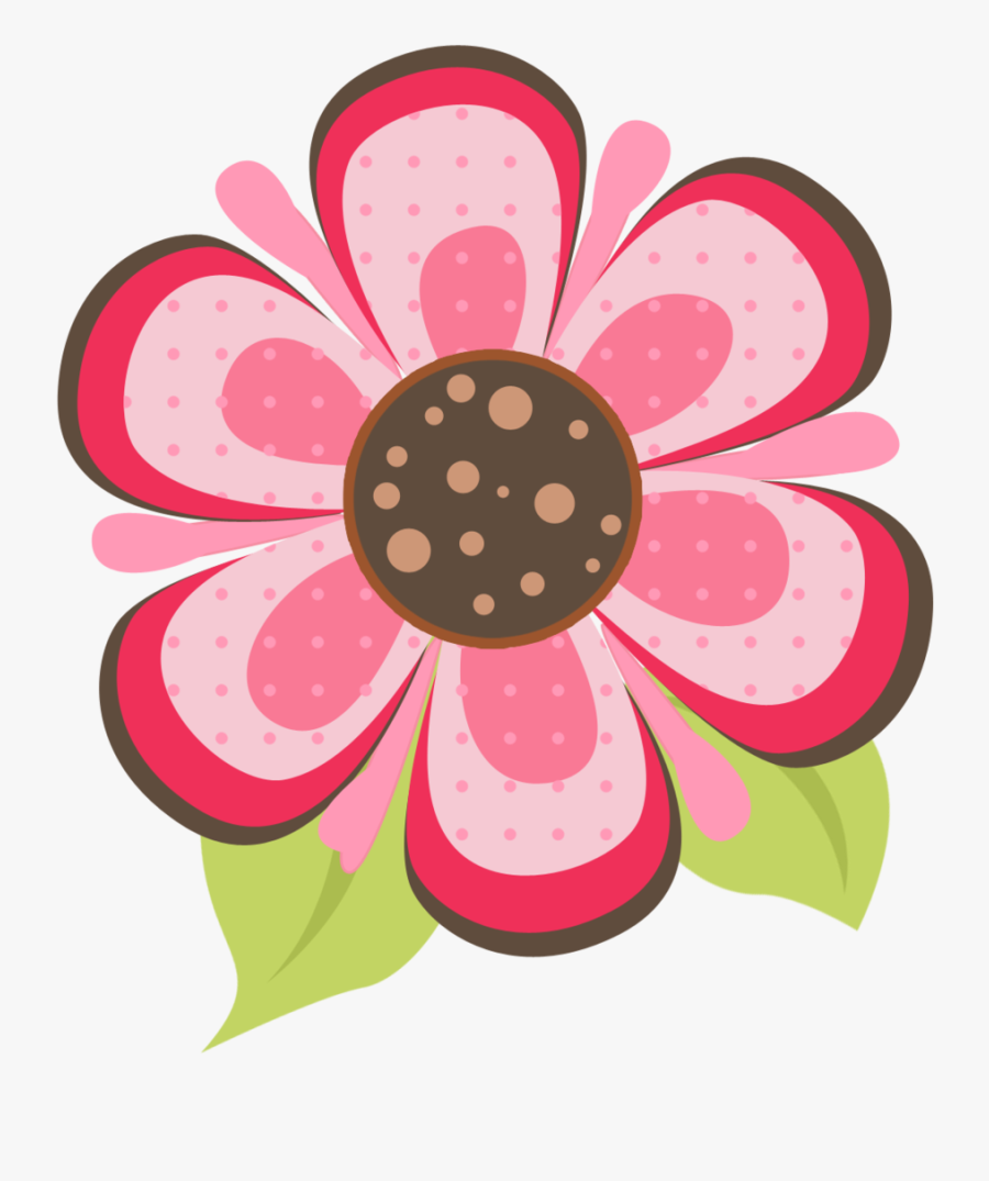 Ladybug On Pink Flower - Flower And Ladybug Cliparts, Transparent Clipart