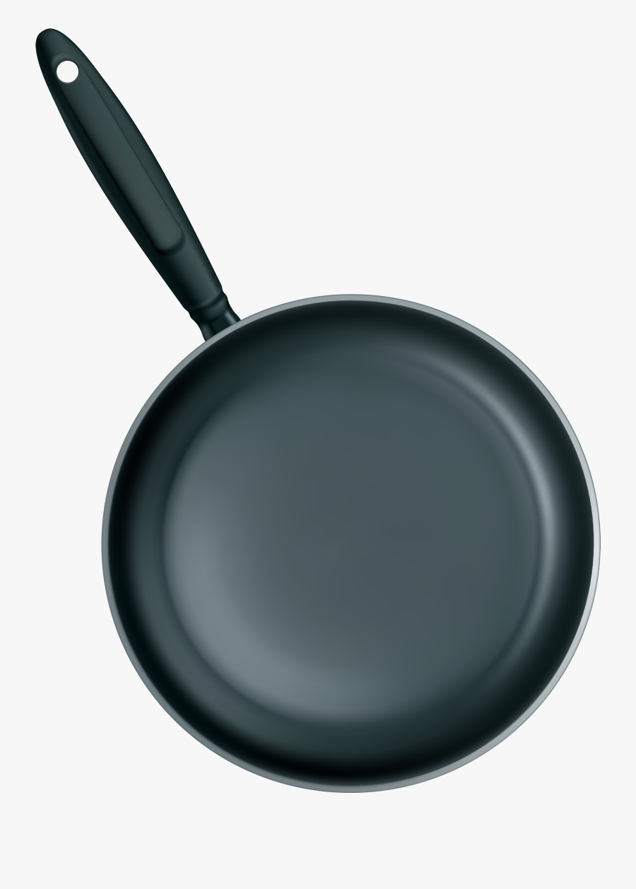 Black Frying Pan Png Clipart - Frying Pan Png Cartoon, Transparent Clipart