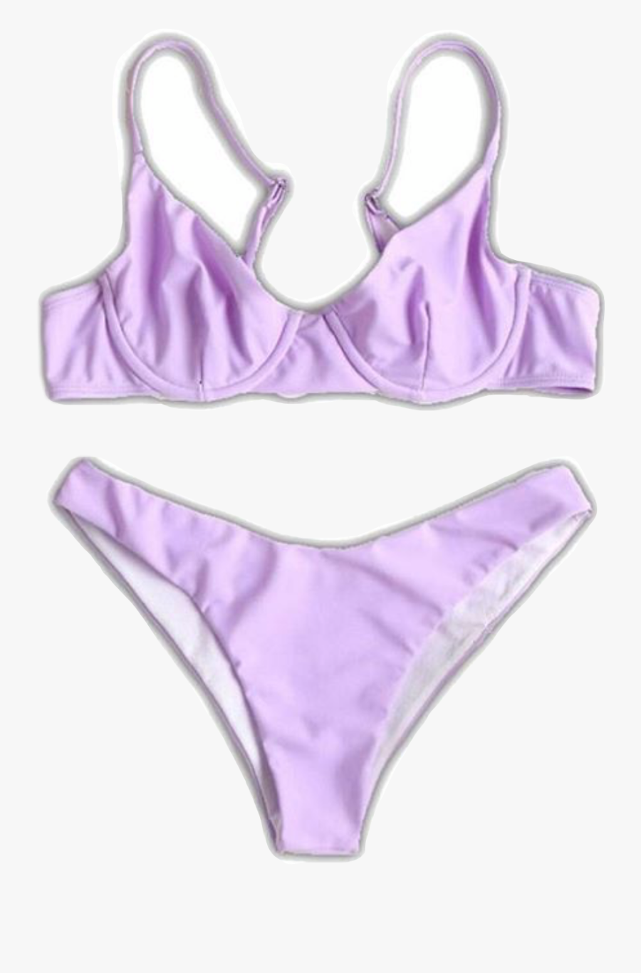 #moodboard #bikini #lilac #beach #freetoedit - Swimsuit, Transparent Clipart