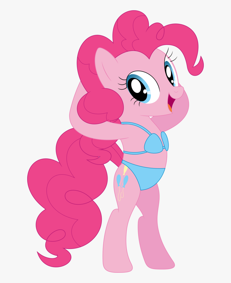 Banner Royalty Free Library Bikini Clipart Vector Art - My Little Pony Base Pinkie Pie, Transparent Clipart