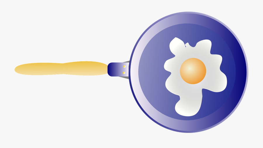 Frying Pan - Fry Food Cartoon, Transparent Clipart