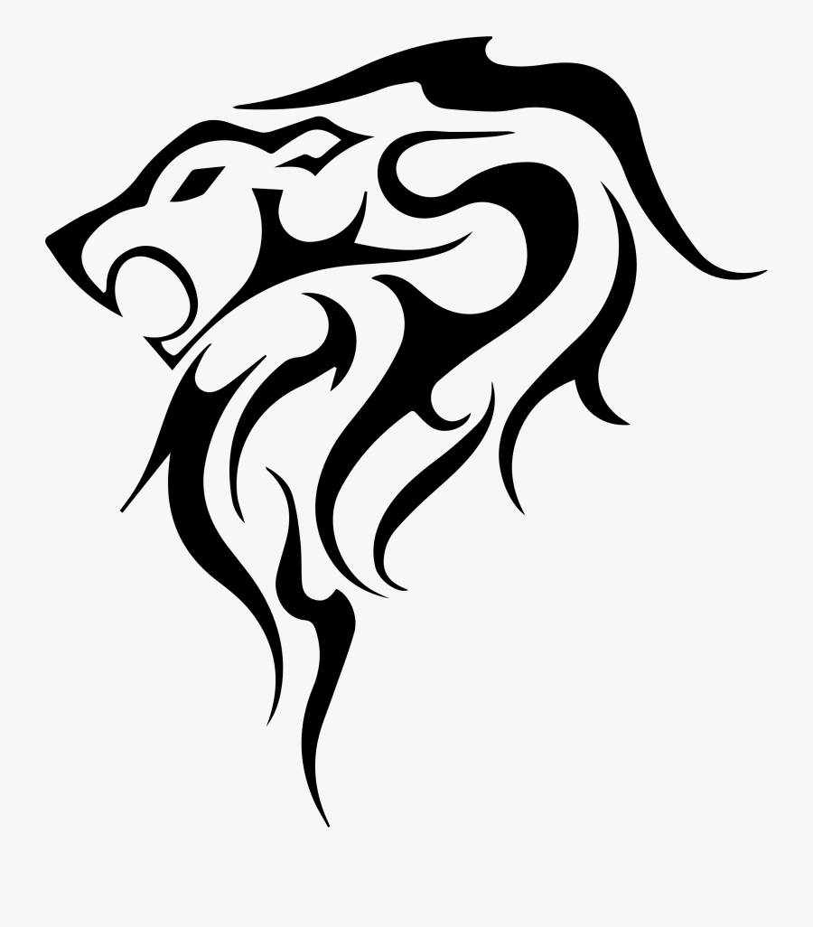 Panther Clip Art Clip Art Blog Harrah - Simple Lion Tattoos Designs, Transparent Clipart