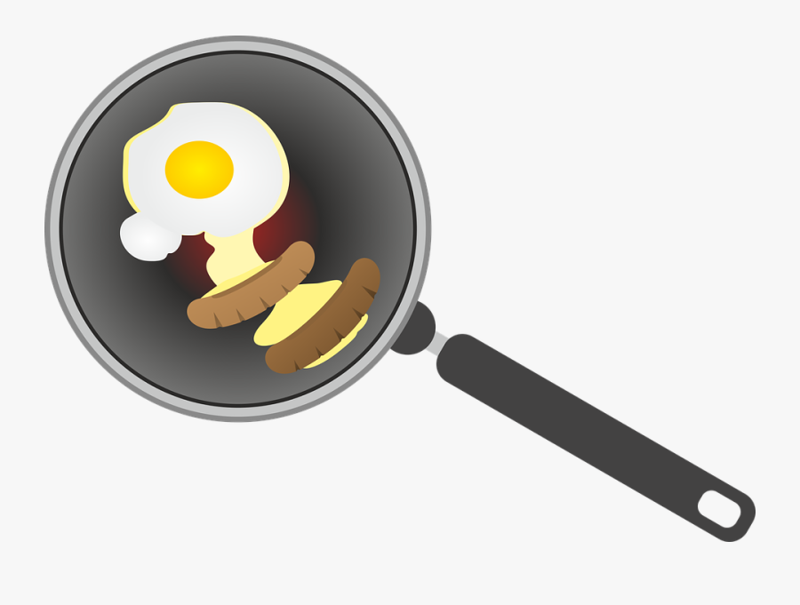 Frying Huge Freebie - Breakfast Clipart Frying Pan, Transparent Clipart