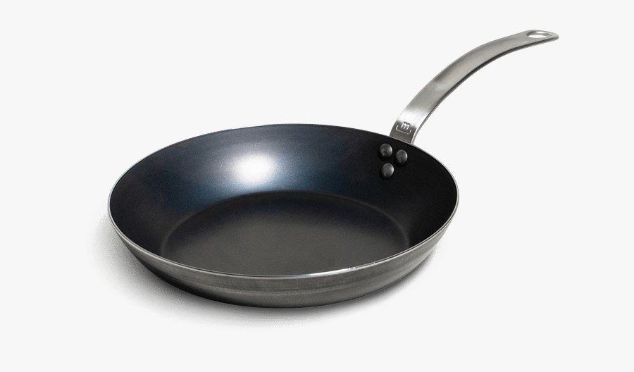 Blue Carbon Steel Frying Pan - Frying Pan, Transparent Clipart